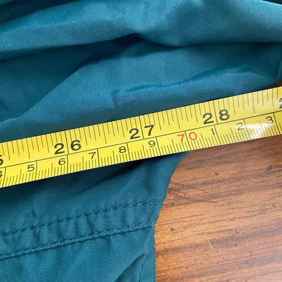 Vintage LL Bean Jacket Men Green Windbreaker Rain Zip Anorak XL Kangaroo Pocket - Picture 7 of 9